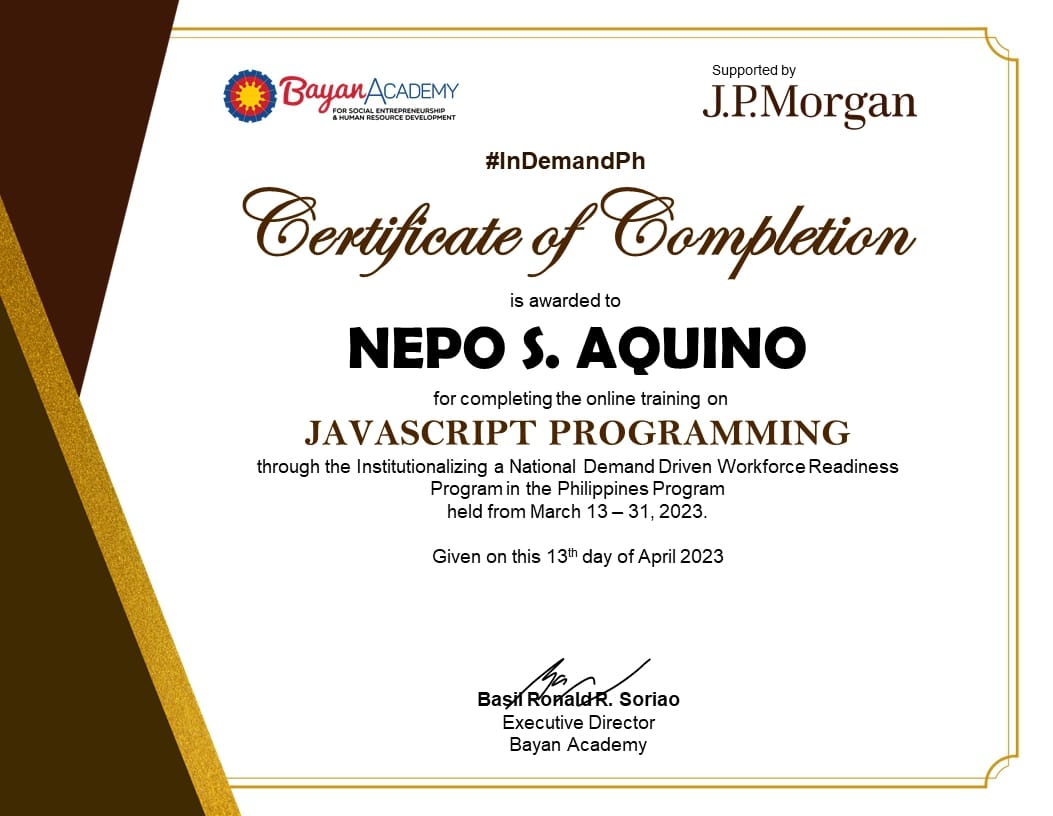 Bayan Academy JavaScript