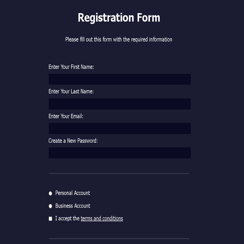 registrationForm